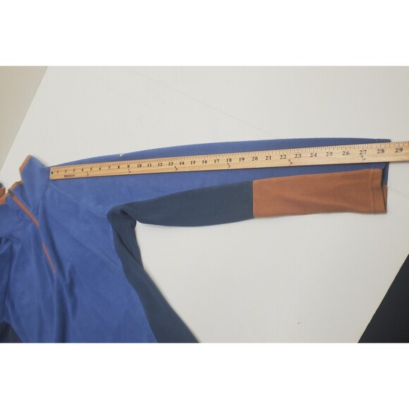 Columbia 1/4 Zip Micro Fleece Pullover Sweater Women's L Color block Long Sleeve - Picture 11 of 12